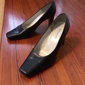 Vintage Black chunky heels